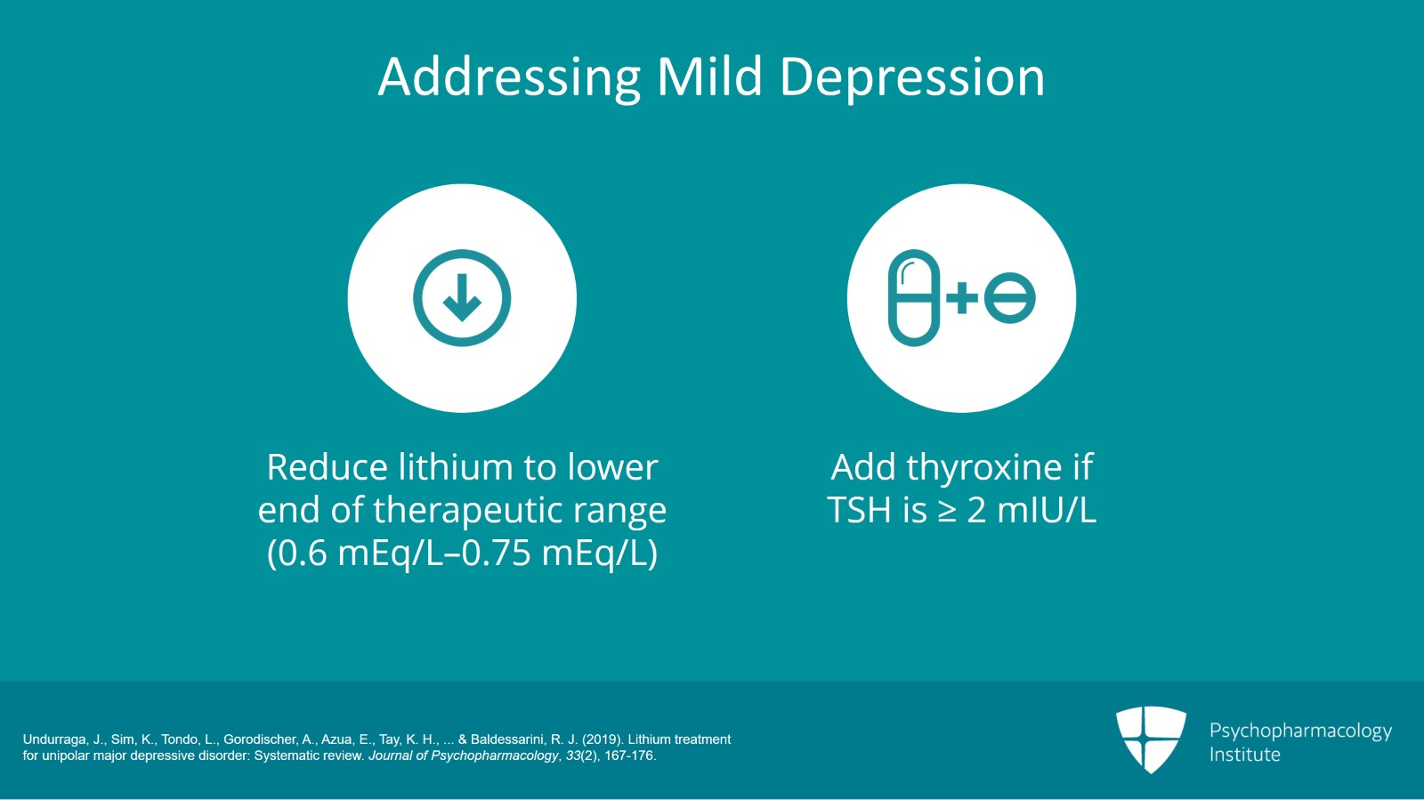 Cognitive Impairment and Sexual Problems With Lithium